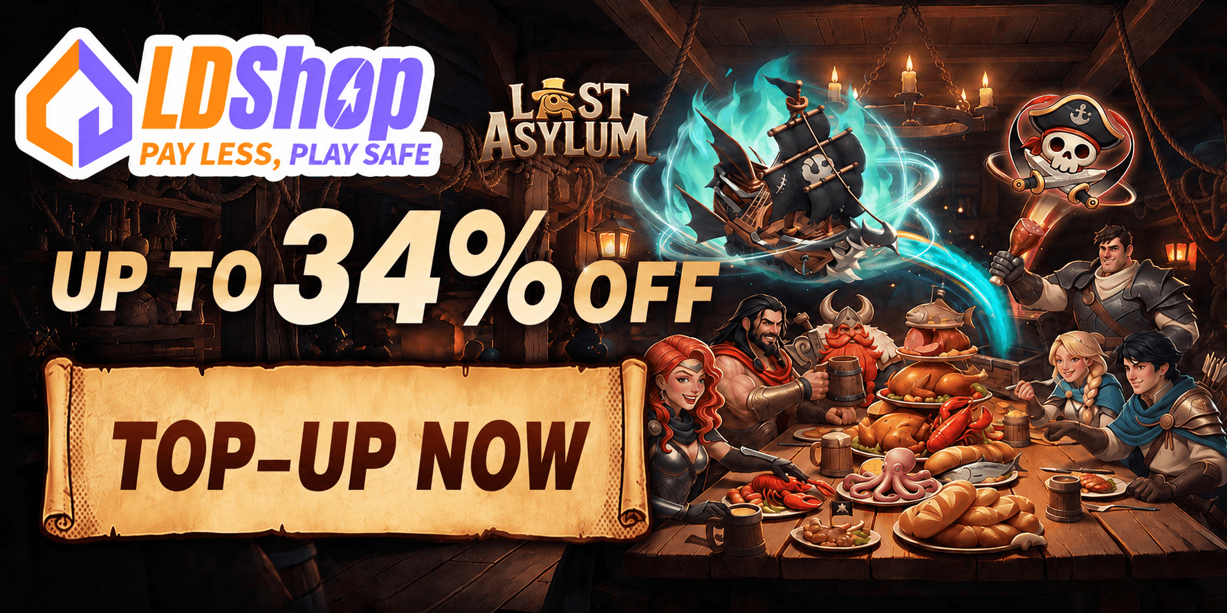 LDShop — Last Asylum top-up up to 34% off